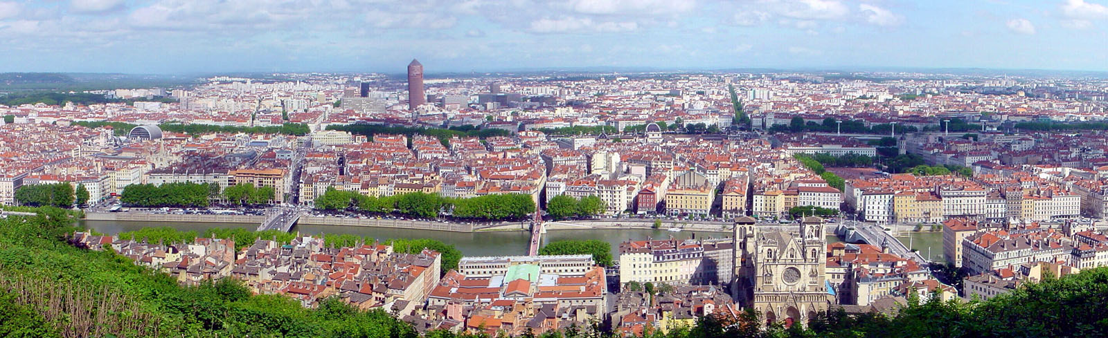 Panoramic View of Lyon